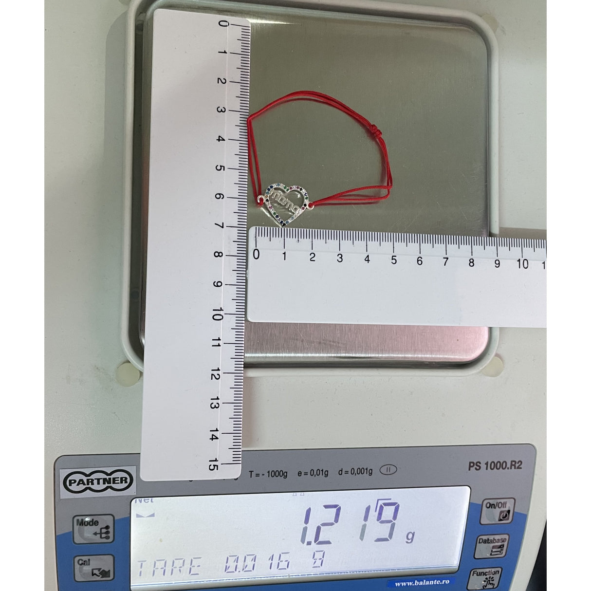 Bratara Snur Reglabil, Argint 925, Mama Cu Zirconii Colorate, Jolie Silver, 1.2 g, 2 cm x 1.5 cm - vivimall.ro