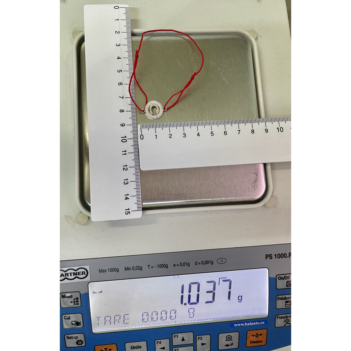 Bratara Snur Reglabil, Argint 925, Potcoava Incadrata Cu Pietre, Jolie Silver, 1 g, 2 cm x 1.5 cm - vivimall.ro