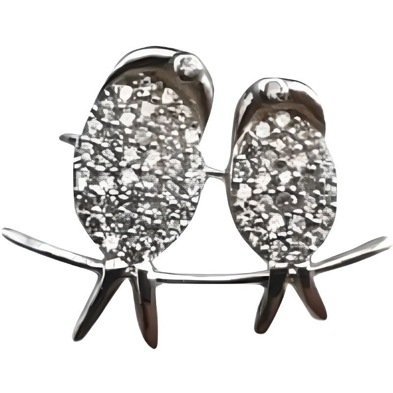 Brosa Argint 925 Papagali - vivimall.ro