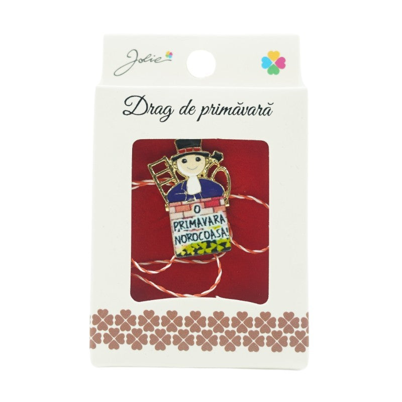 Brosa Mica in Cutie Primavara Norocoasa - vivimall.ro