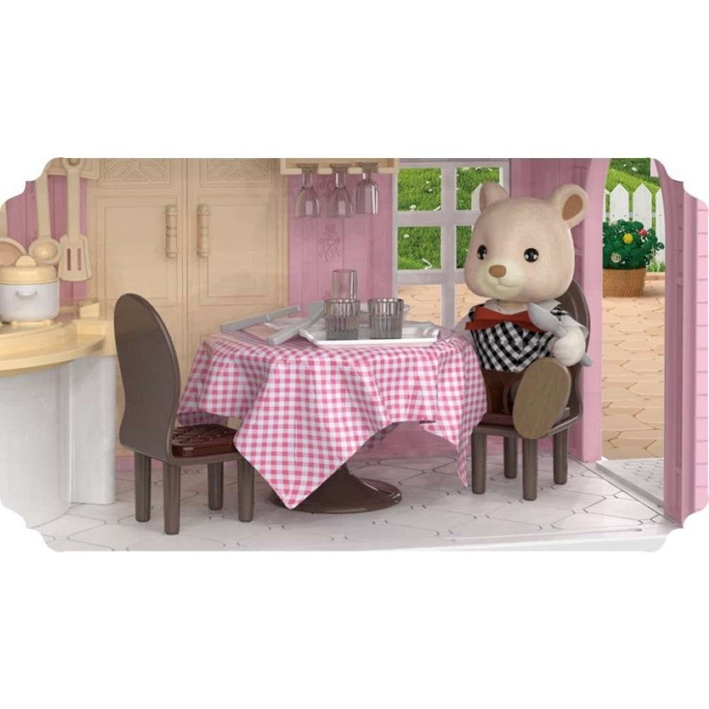 Bucatarie pentru papusi cu mobilier si figurina - vivimall.ro