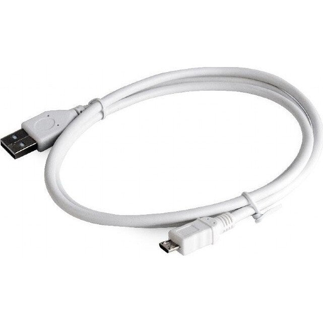 Cablu de date/Incarcare micro USB 2m Alb - vivimall.ro