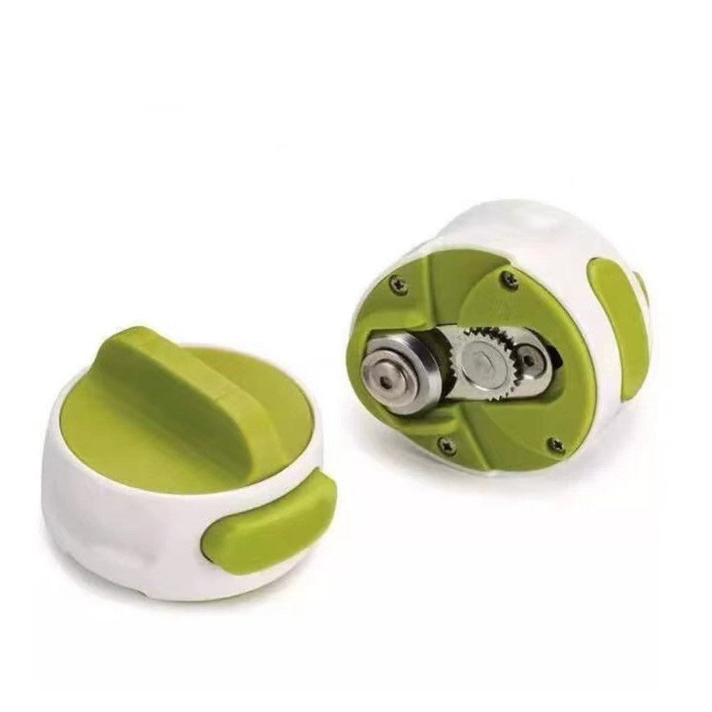 Desfacator Manual de Conserve si Sticle, Vivimall, 6.8 x 4.8 cm, din ABS + Otel, Verde/Alb - vivimall.ro