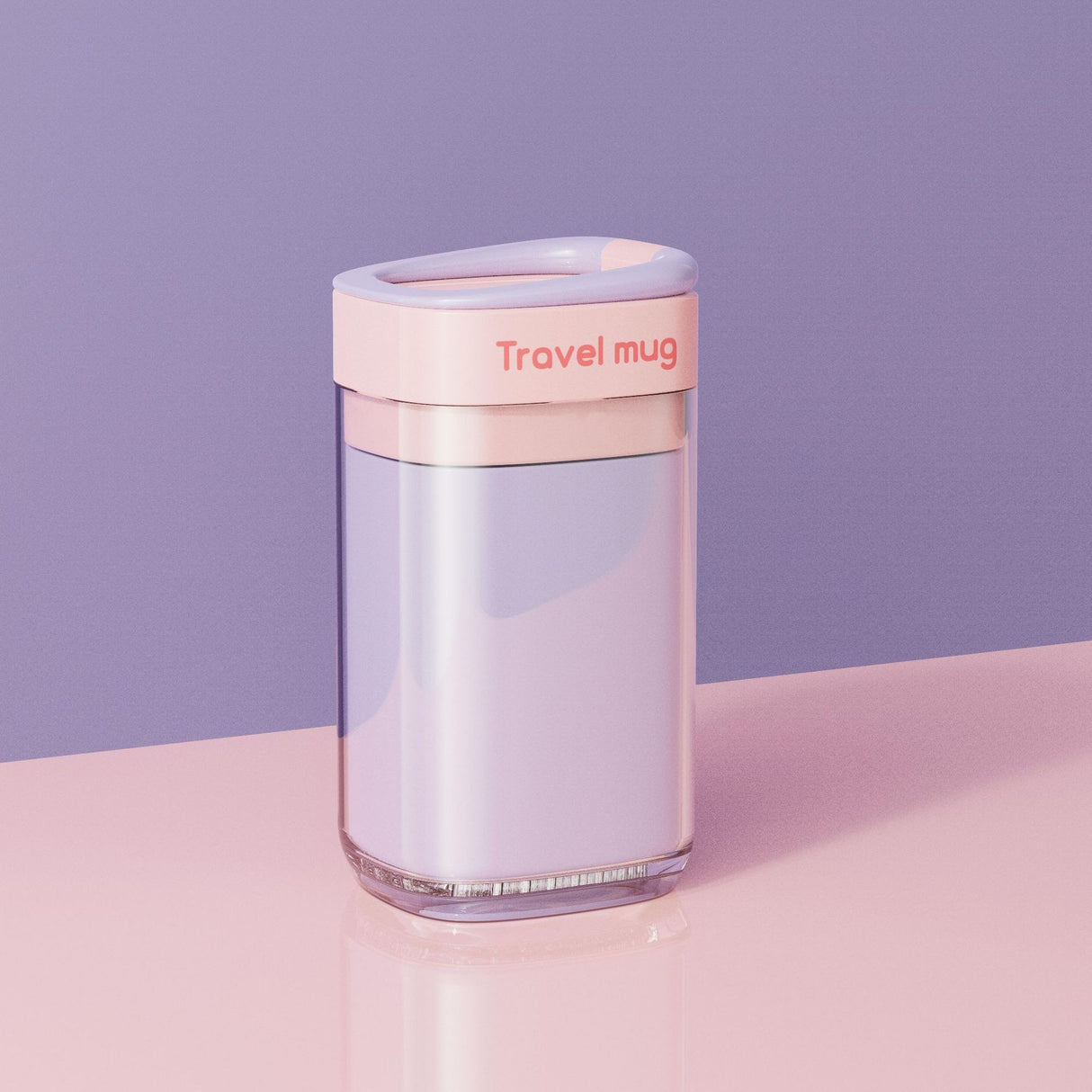 Cana Multifunctionala pentru Voiaj, Vivimall, cu Functii de Depozitare si Suport Articole Igiena Dentara, 13 x 6.8 x 6 cm, Roz Mov - vivimall.ro