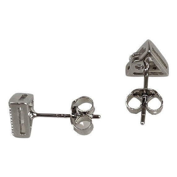 Cercei Argint 925 Triunghi cu Zirconii - vivimall.ro