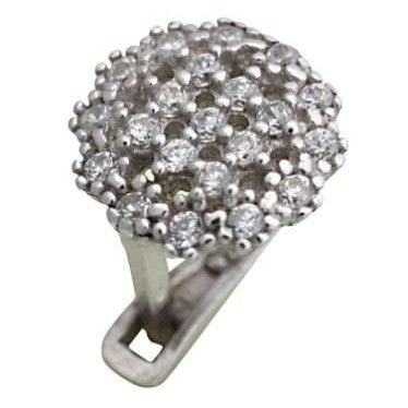 Cercei Din Argint 925 Zirconiu Rotund