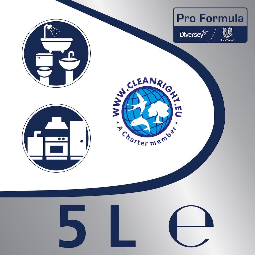 CIF Professional Cream Lemon – Crema de Curatare Non-Abraziva cu Lamaie 5 L - vivimall.ro