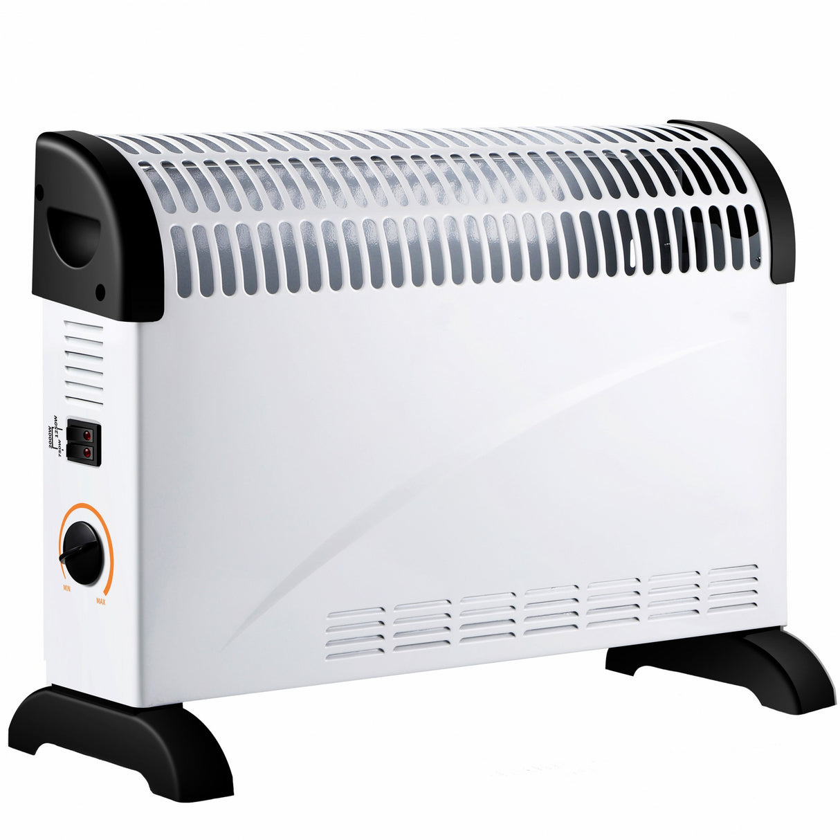 Convector Electric Clasic, Vivimall, 2000W, 3 Trepte de Putere, Termostat, 53x19.8x38 cm, Alb - vivimall.ro