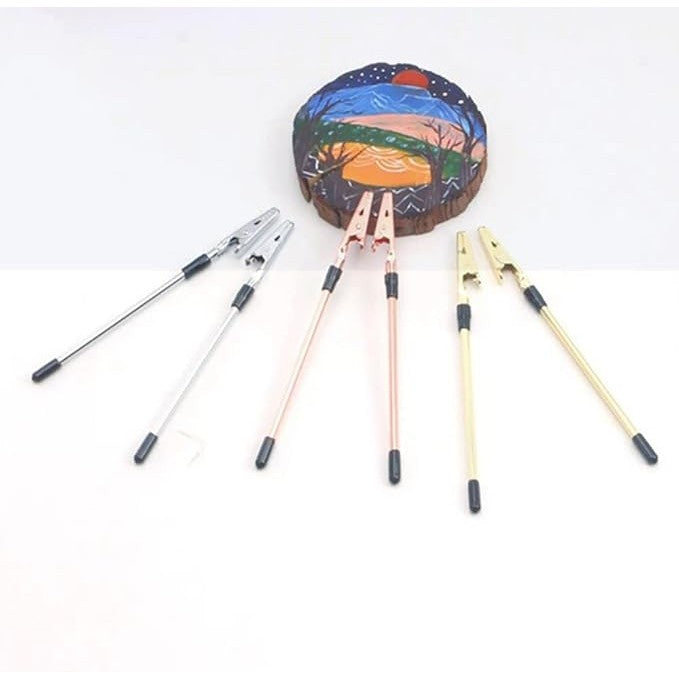 Clema mini pentru fixarea bijuteriilor, Vivimall, din Metal, Ajutor pentru Bratari, Incuietori, Fermoare, Ajustare, Clema pentru Gura, 15.5 cm, Argintiu - vivimall.ro