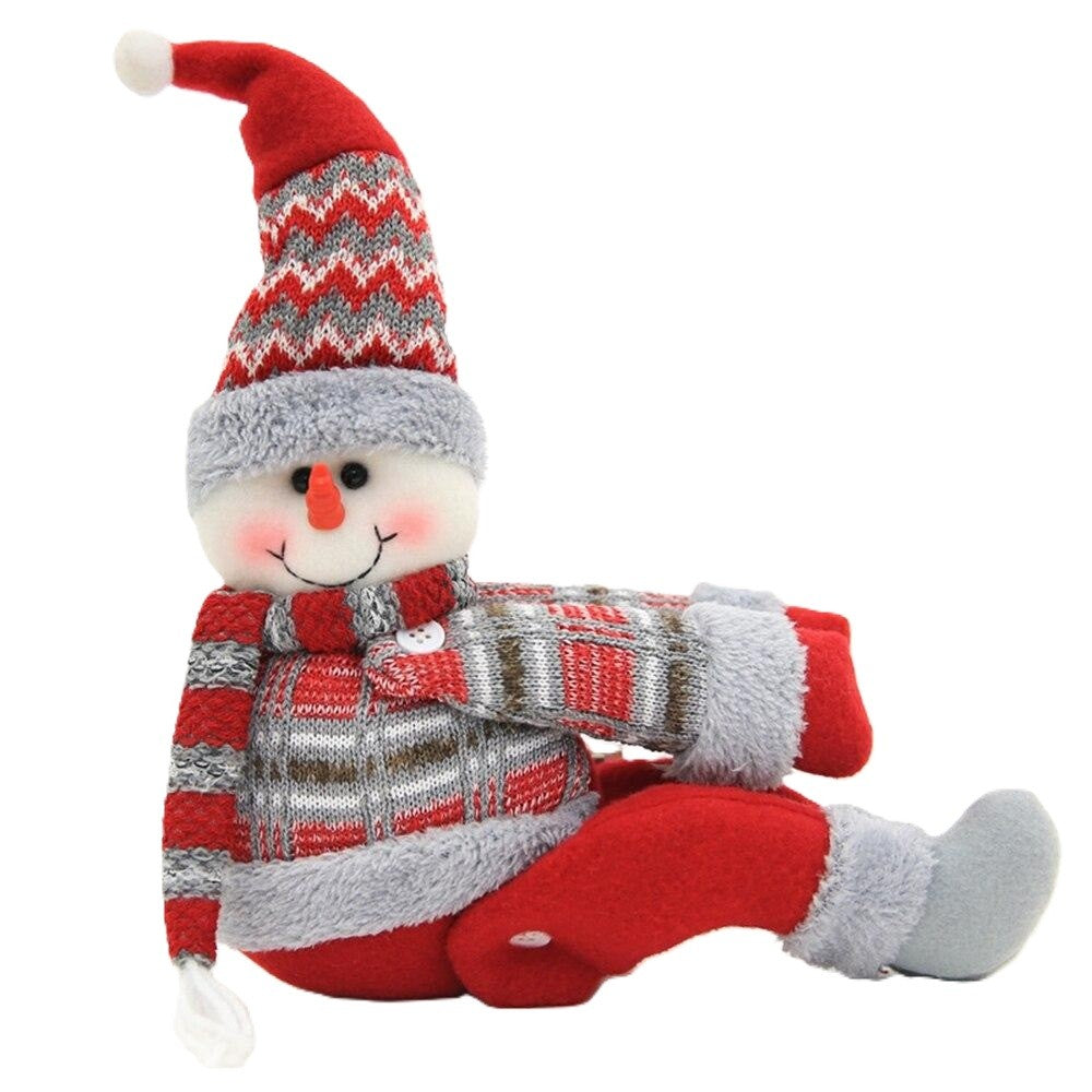 Clema pentru Perdea si Draperii, Vivimall, Model Om de Zapada, din Panza, Prindere din Velcro, 46 x 14 cm, Multicolor - vivimall.ro