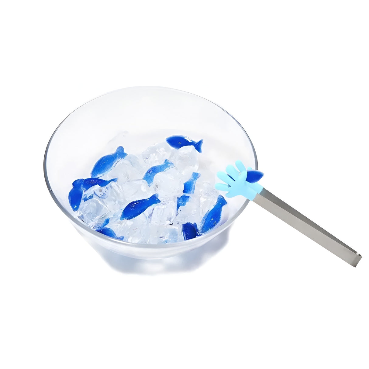 Cleste Creativ pentru Mancare, Vivimall, Model Manute din Silicon, 14.5x3 cm, Rezistent la Temperaturi Inalte si Coroziune, Albastru - vivimall.ro