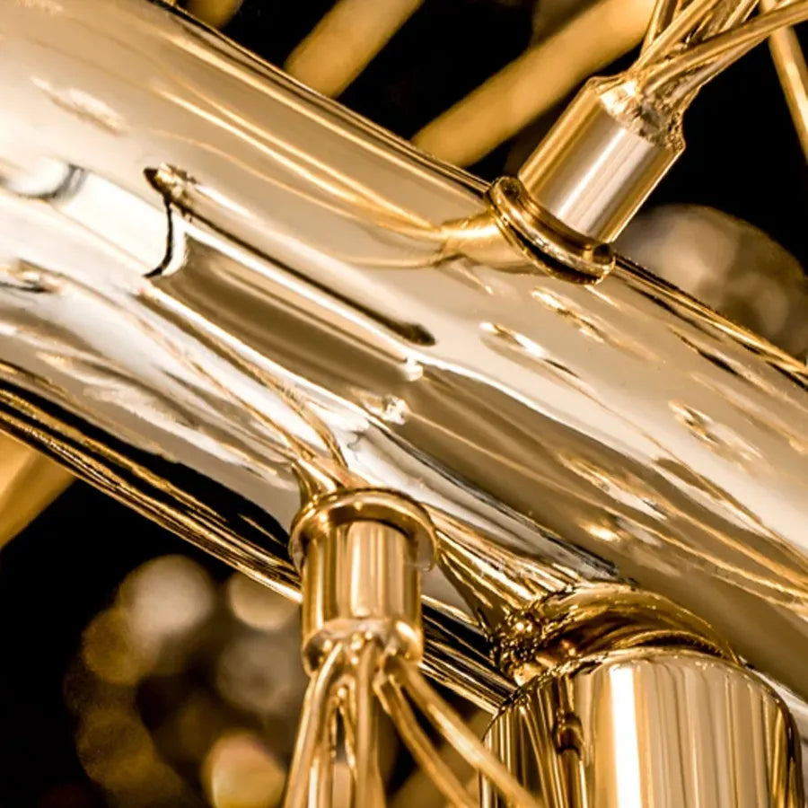 Candelabru Cristal Segovia Magno 5X E14, Diametru 60Cm, Lucios - vivimall.ro