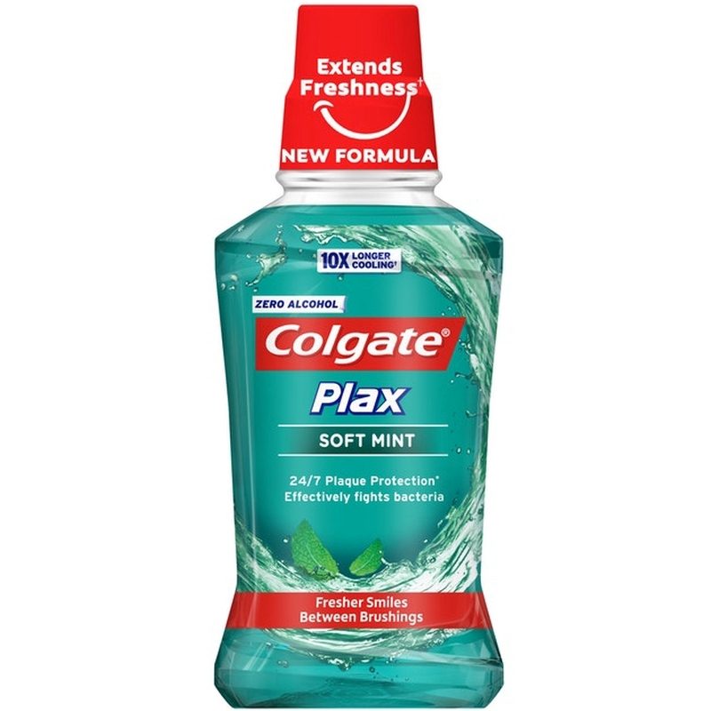 Apa de Gura pentru Igiena Orala, Colgate, Plax Soft Mint, 250 ml - vivimall.ro