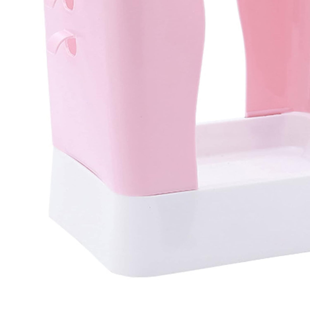 Cos de Gunoi Extensibil, Vivimall, din Plastic, Reglabil, Pliabil, Versatil, pentru Bucatarie, Baie sau Birou, Cos Universal, 21x25x17 cm, Roz Alb - vivimall.ro