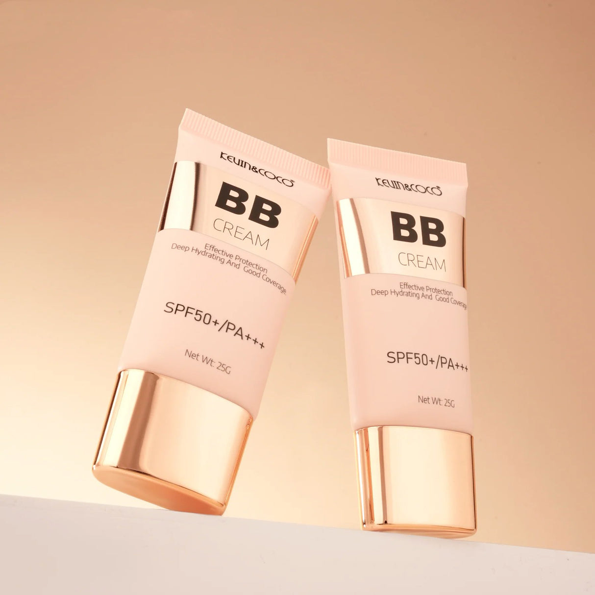 Crema BB Kevin&Coco Radiance-Enhancing, SPF 50+, PA +++, 4.5x1.5x10.8cm, 25 g, Nuanta KC05 - vivimall.ro