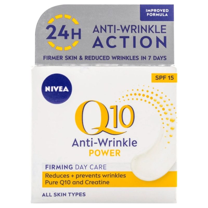 Nivea Q10 Power Ránctalanító Feszesítő Nappali Arckrém, 50 ml