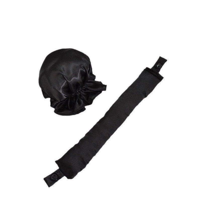 Accesoriu de Ondulat Parul, Vivimall, fara Caldura, din Poliester, Manual, Prin Rasucire, 29 x 4 cm, Negru - vivimall.ro