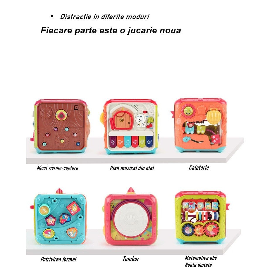 Cub activitati, 6 in 1, Vivimall - vivimall.ro