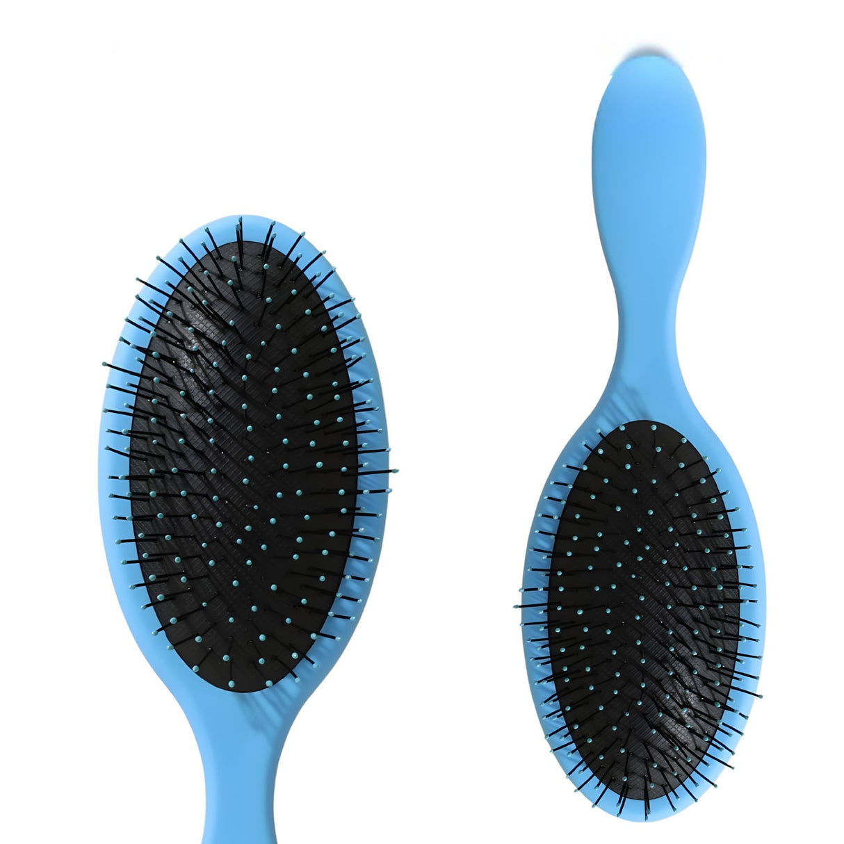 Pieptene cu Perna de Aer pentru Par, Flippy, Plastic ABS+Nylon, 22x7 cm, Albastru