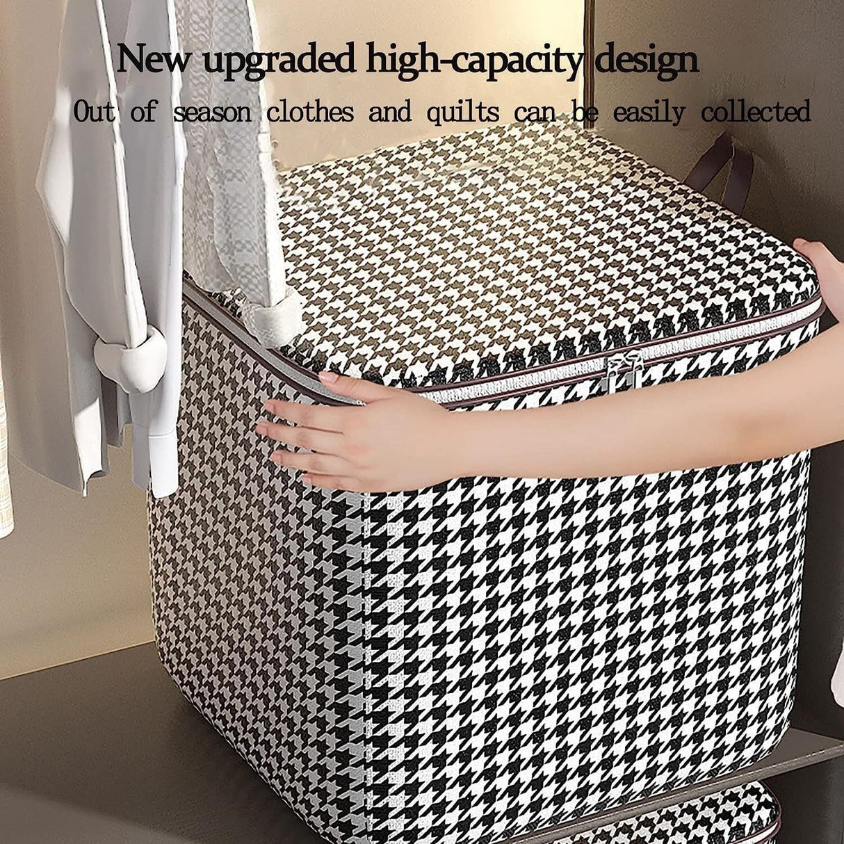 Organizator Textil Cu Fermoar 150L | PackNest 2 - vivimall.ro