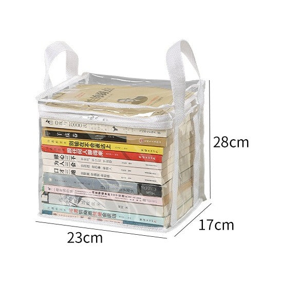 Cutie De Depozitare Din PVC Textil, Rezistentă La Apă, Geantă Pentru Cărți, 23 x 17 x 28 cm - vivimall.ro