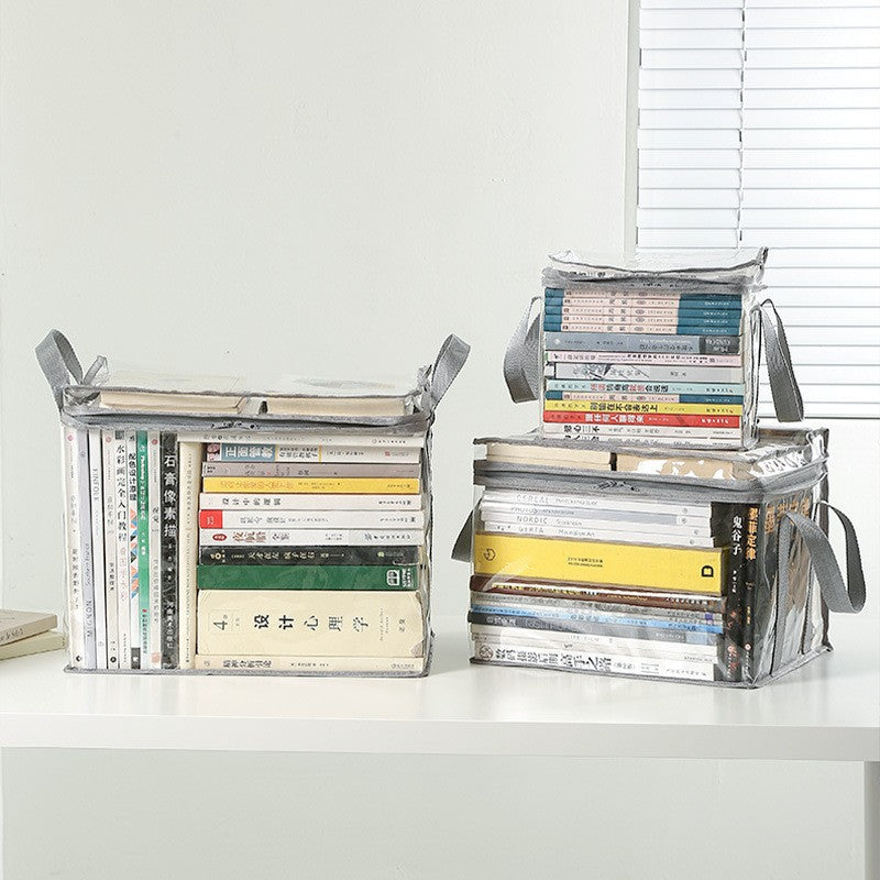 Cutie De Depozitare Din PVC Textil, Rezistentă La Apă, Geantă Pentru Cărți, 23 x 17 x 28 cm - vivimall.ro