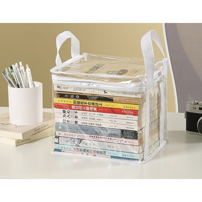 Cutie De Depozitare Din PVC Textil, Rezistentă La Apă, Geantă Pentru Cărți, 23 x 17 x 28 cm - vivimall.ro