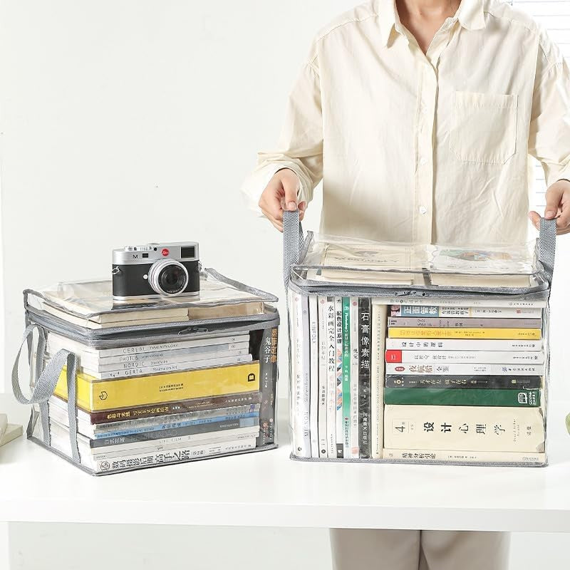 Cutie De Depozitare Din PVC, Textil, Rezistentă La Apă, Geantă Pentru Cărți, 32x24x25 cm - vivimall.ro