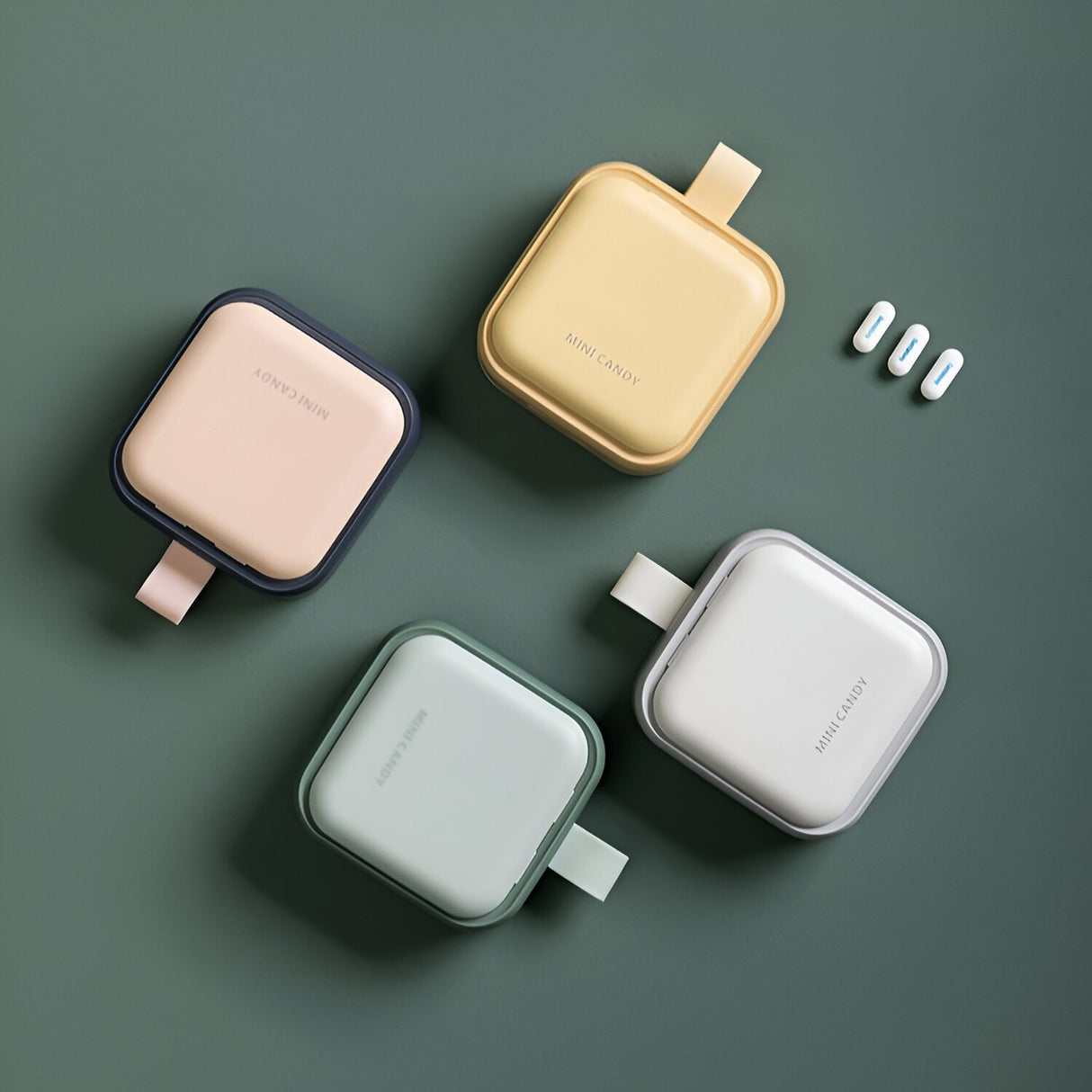 Mini Cutine Medicamente 4 Compartimente | MiniCandy - vivimall.ro