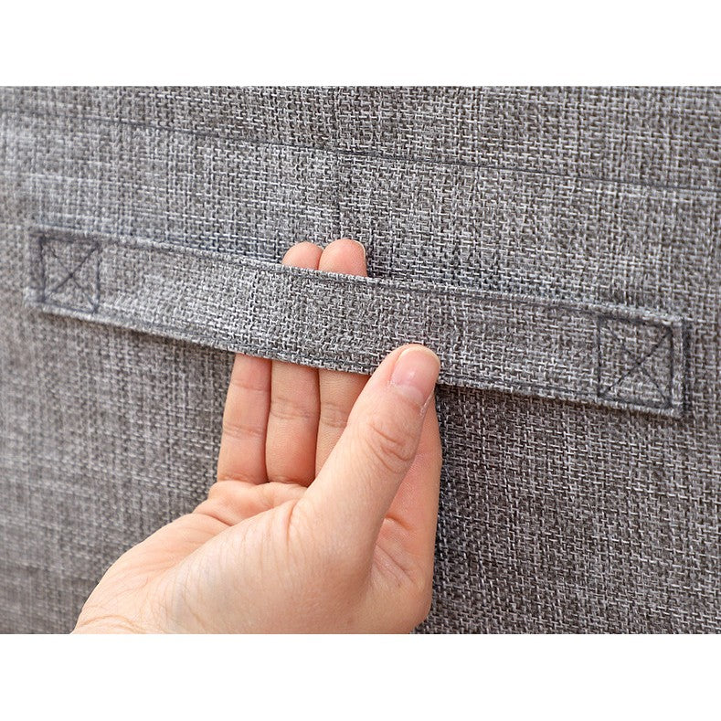 Cutie De Depozitare, Pliabilă, Cu Fermoar, Textil, Cadru Metalic, Suport Bază Stabil, Din Plastic - vivimall.ro