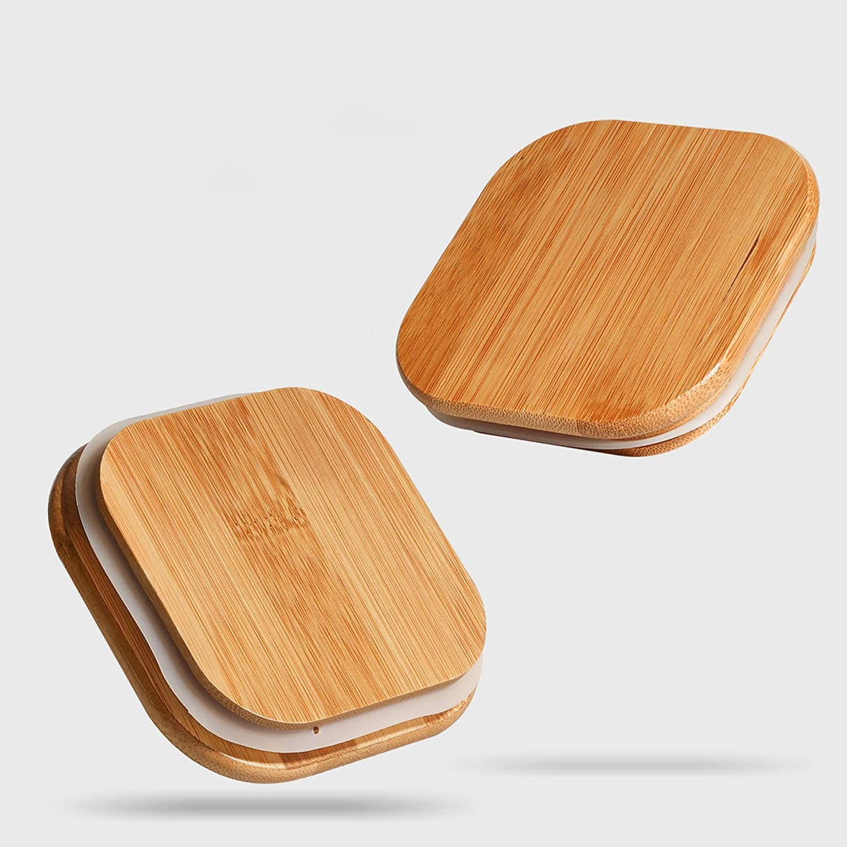 Cutii de Depozitare Alimente, Vivimall, Set din 5 Cutii de tip Container, Cutii pentru Cereale, din Plastic, Capac din Bambuc, 1pc 0.5 l. 2pc 0.8 l, 2pc 1.2 l, 1pc 1.9 l, Transparente - vivimall.ro