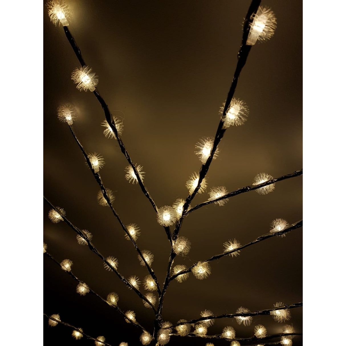 Decoratiune Luminoasa Crenguta cu Baterii 72 LED -uri Alb Cald - vivimall.ro