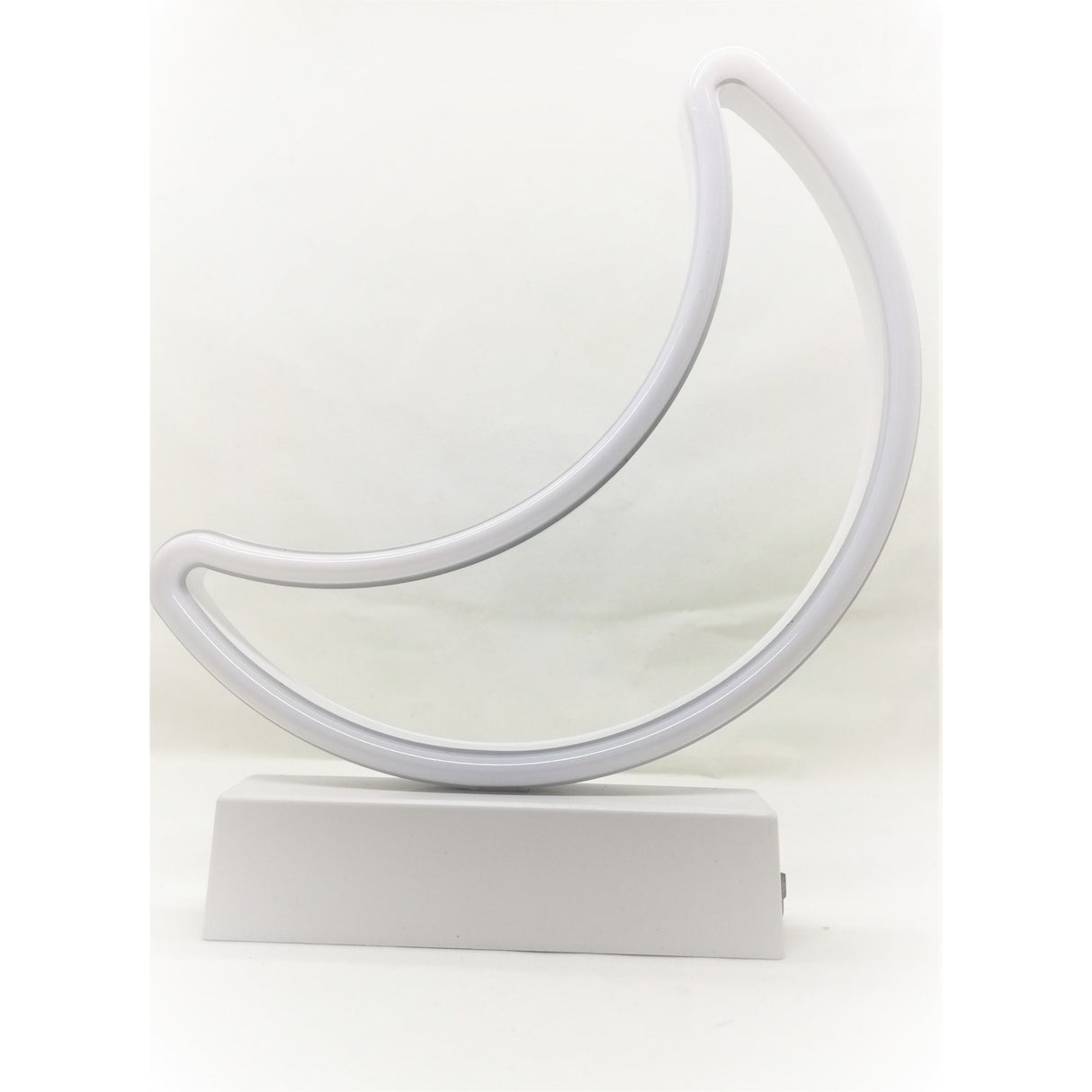 Decoratiune Luminoasa cu Baterii Semiluna 25 cm Albastru - vivimall.ro