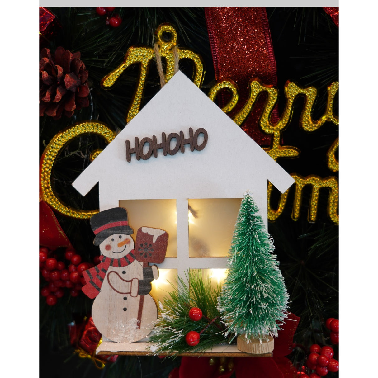 Decoratiune luminoasa, Vivimall, Om de zapada, alb, lungime: 13 cm, latime: 5 cm, inaltime: 17 cm, lemn, interior/exterior - vivimall.ro