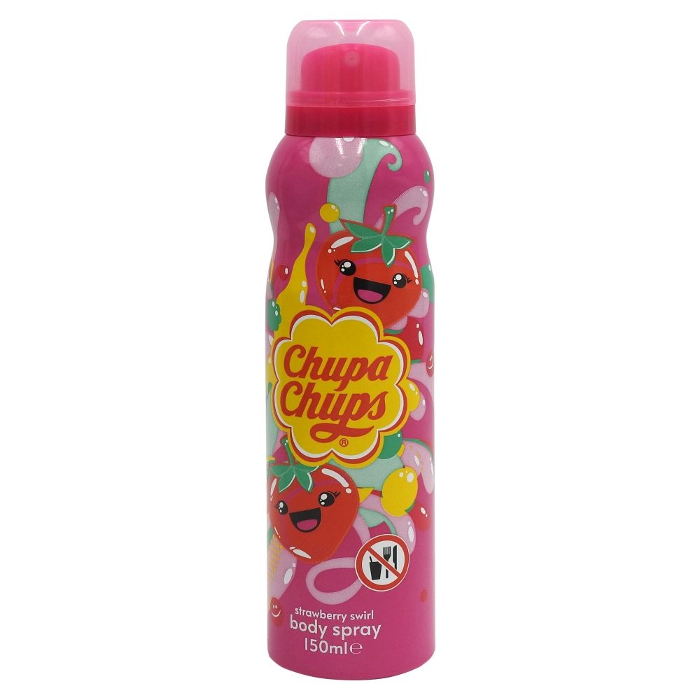 Dezodor, Chupa Chups, 150 ml Strawberry Swirl