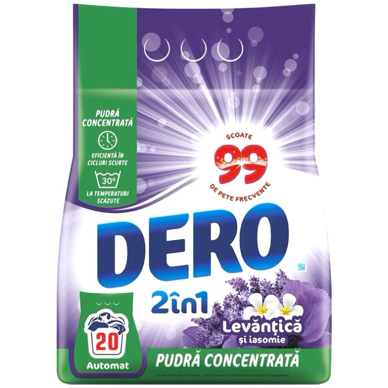 Dero Automat 1,5 kg 2in1 Levendula