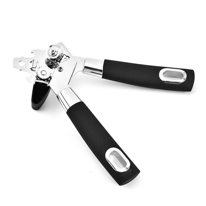 Desfacator de conserve multifunctional Vivimall, Otel inoxidabil, Maner antialunecare, ergonomic, rezistent la rugina, usor de utilizat, 21.6 x 6 cm, argintiu - vivimall.ro