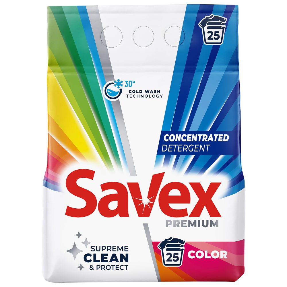 Automata Mosószer, Savex, 2 kg 2az1-ben Color 25 mosás