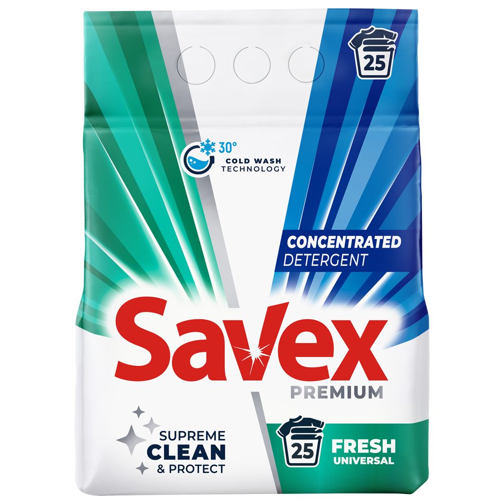 Automata Mosószer, Savex, 2 kg 2az1-ben Fresh 25 mosás