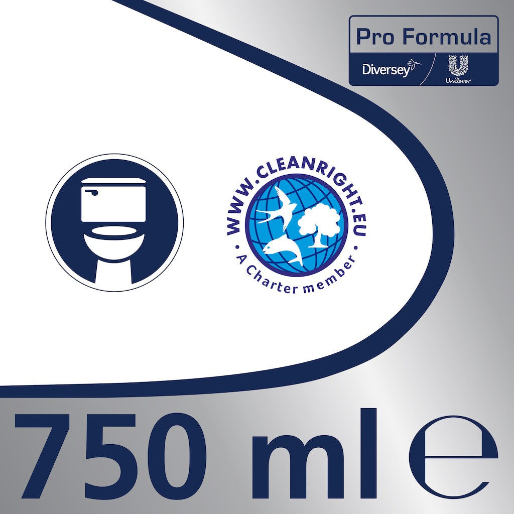 Domestos Professional Toilet Cleaner & Descaler – Detartrant pentru Toaleta, 0,75 L - vivimall.ro