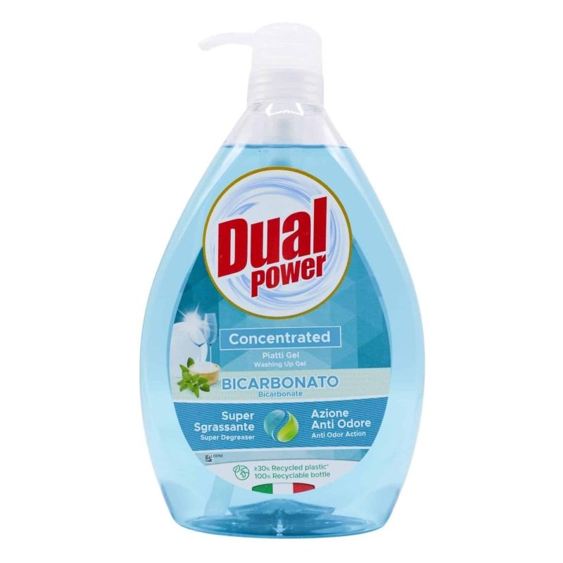 Dual Mosogatószer Pumpás, 1 L, Szódabikarbónás-Zsályás