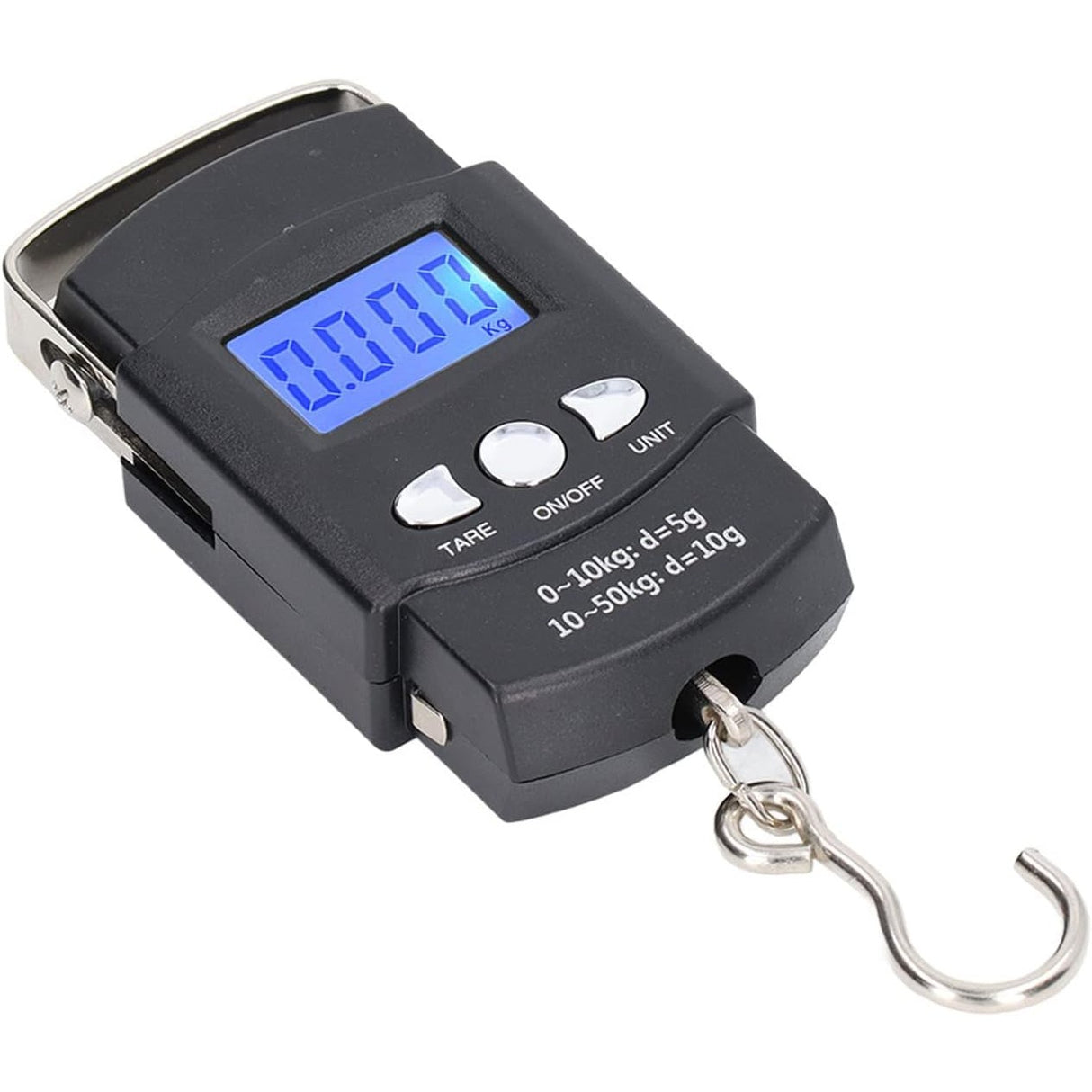 Cântar digital portabil cu cârlig 50 kg negru | FreshBox - vivimall.ro
