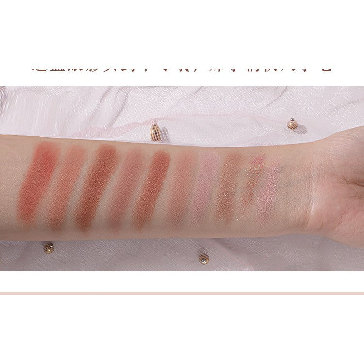 Paleta De Farduri Sianoau Cu 10 De Culori Sidefate - vivimall.ro