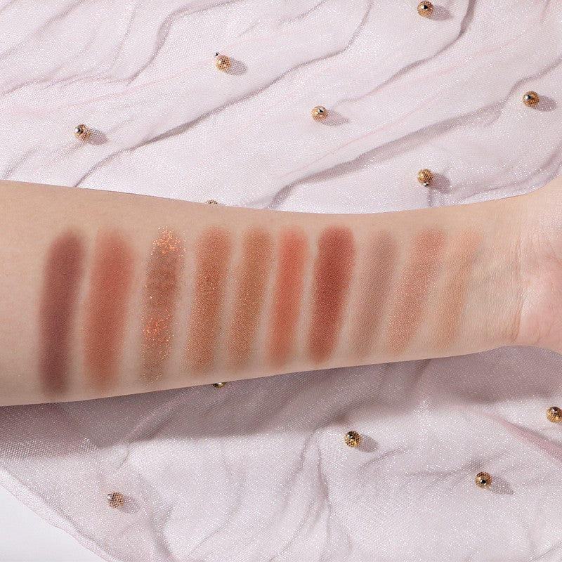 Paleta De Farduri Sianoau Cu 10 De Culori Pigmentate - vivimall.ro