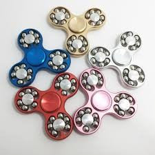 Fidget Spinner 18 Balls, Negru - vivimall.ro