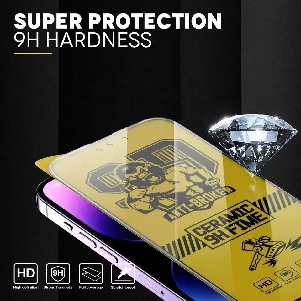 Folie de protectie Ceramica Flippy®, Transparenta HD, 9H, pentru Oppo Reno 8 Pro 5G margini negre - vivimall.ro