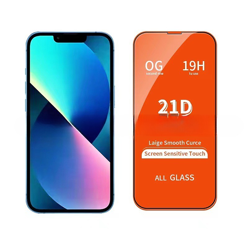 Folie de Protectie, Vivimall, pentru Apple iPhone 15, Tempered Glass OG, Full Cover 21D, HD, Margini Negre, Transparent - vivimall.ro