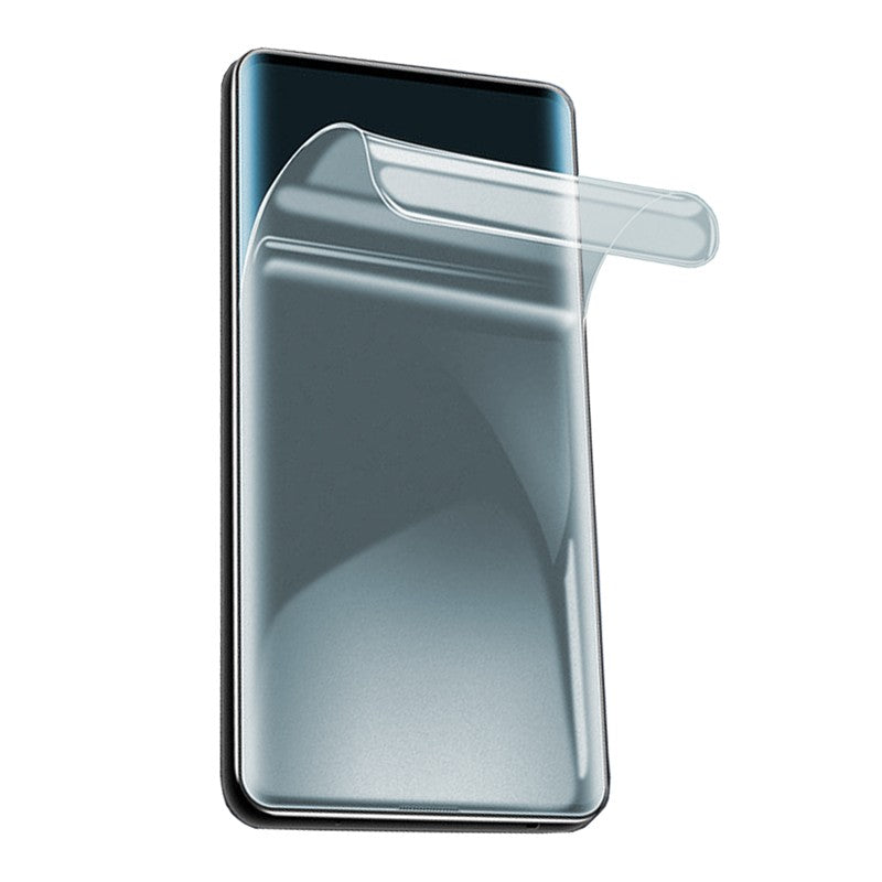 Folie hidrogel mat iPhone 15 Plus, Full Cover 10D, grosime 0,1 mm, vedere frontală produs