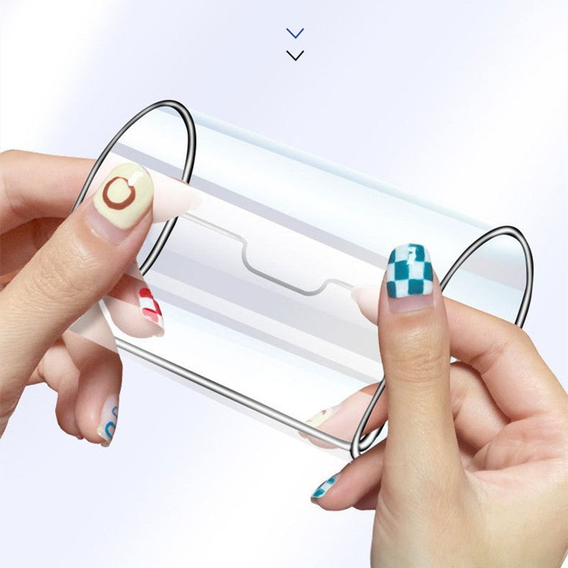 Folie ceramică 9D Vivimall pentru iPhone 15 Pro Max, transparență HD și claritate vizuală