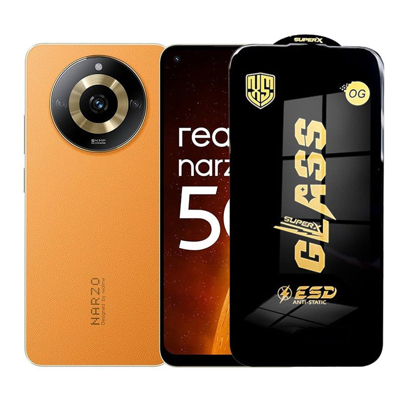 Folie de Protectie pentru Realme Narzo 60, Flippy, Sticla Securizata ESD, Margini Negre, Rezistenta la Zgirieturi, Antistatica, 0.35 mm, Transparenta - vivimall.ro